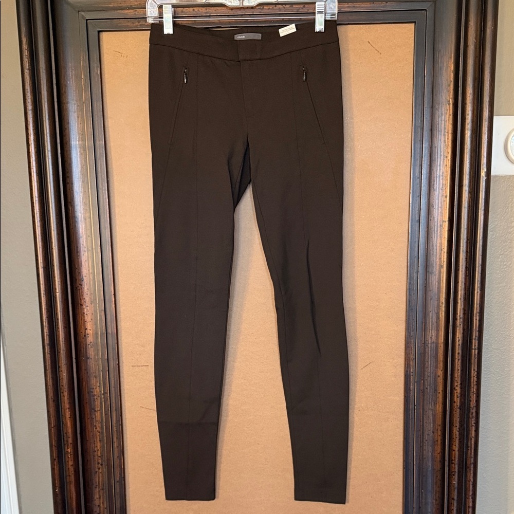 Vince Brown Ponte Leggings
